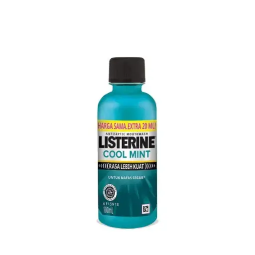 [408115] LISTERINE-ទឹកខ្ពុលមាត់ Cool mint 100ml