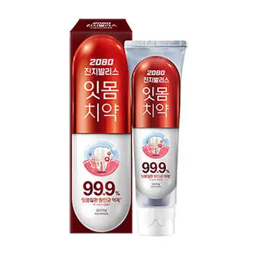 [408156] Aekyung 2080 Original 99.9% Toothpaste Red 125g