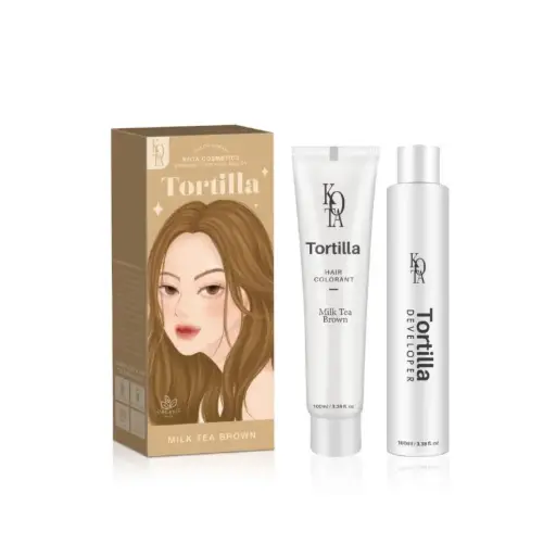 [409053] KOTA-តែទឹកដោះគោពណ៌ត្នោត 100ml x2