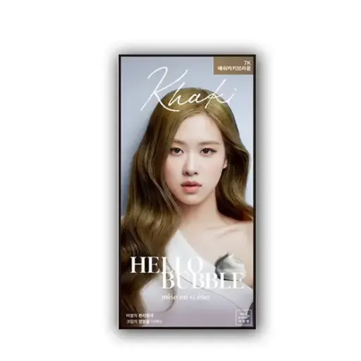 [409153] ថ្នាំលាបសក់ 7K ASH khaki Brown 60g