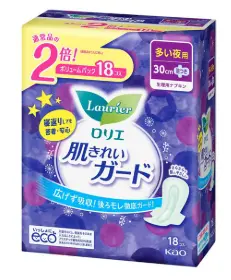 [410006] Kao Laurier សំឡីអនាម័យស្វាយ 30cm*18