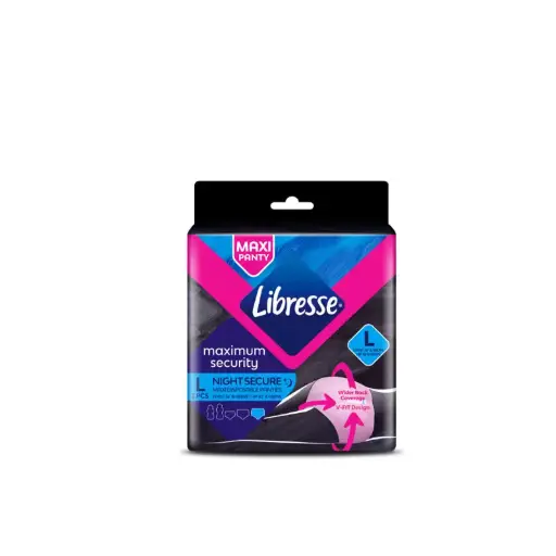 [410081] Libresse®ខោទឹកនោមយប់ត្រជាក់ 2 panties size L