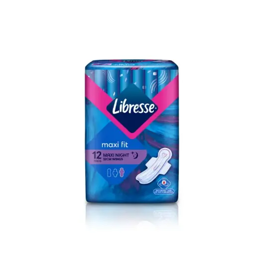 [410084] Libresse®សំឡីអនាម័យយប់ 12pads,32cm