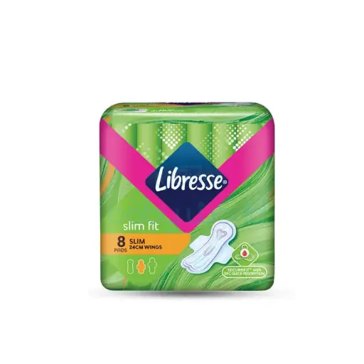 [410085] Libresse®សំឡីអនាម័យស្លីម 8pads,24cm