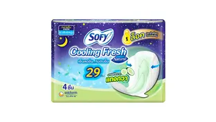 [410165] Sofy Cooling Fresh Night Slim Wing 29cm*4