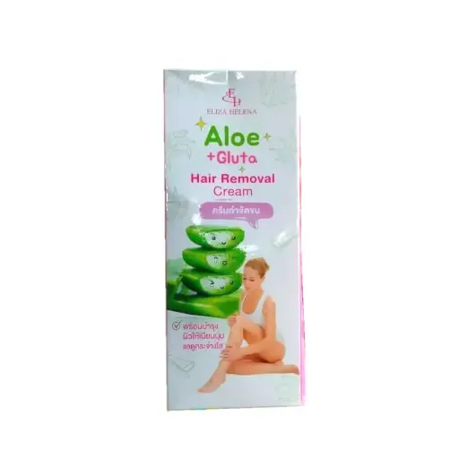 [411020] Aloe+Gluta ជំរុះរោមប្រទាលក្រពើ 60g