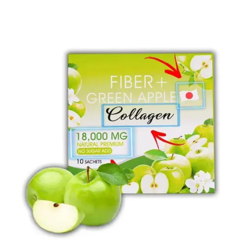 [413016] Fiber-ផ្លែប៉ោមបៃតង 10sachets