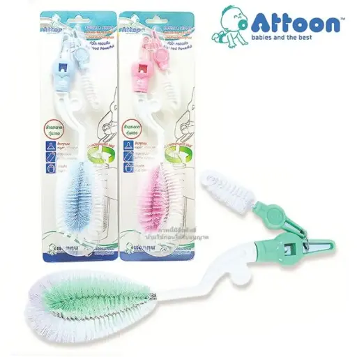 [414030] Attoon Bottle & Nipple Cleaning Brush #BR12