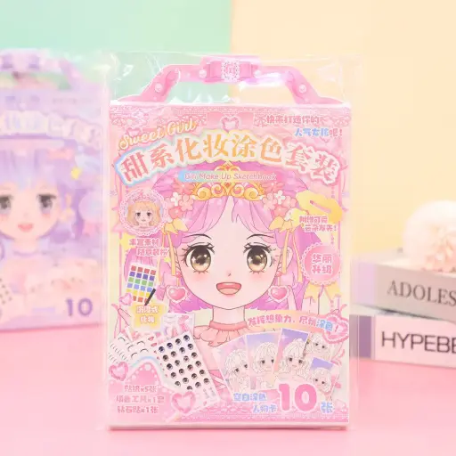 [414081] Girl Make Up Sketchbook #C-3569