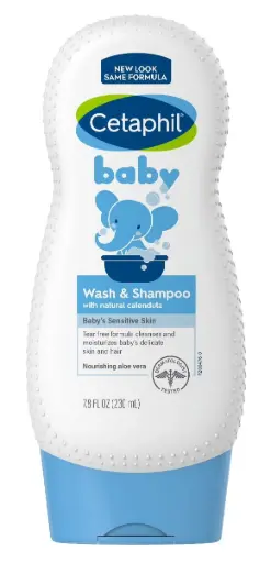 [414091] Cetaphil Baby Wash & Shampoo Tear Free 230ml