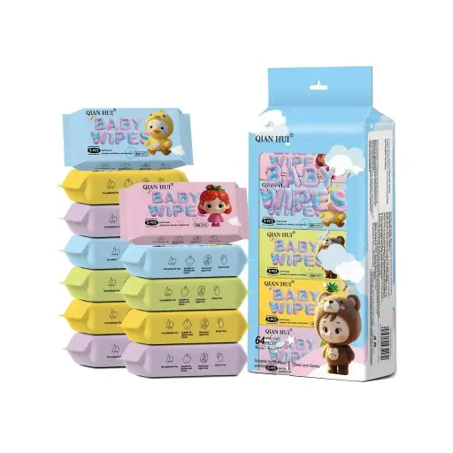 [414097] Quian Hui Baby Wipes #0076 8pcs*8