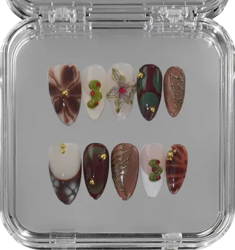 [401005] Finger Tip Art ម៉ូតក្រចក 10pcs